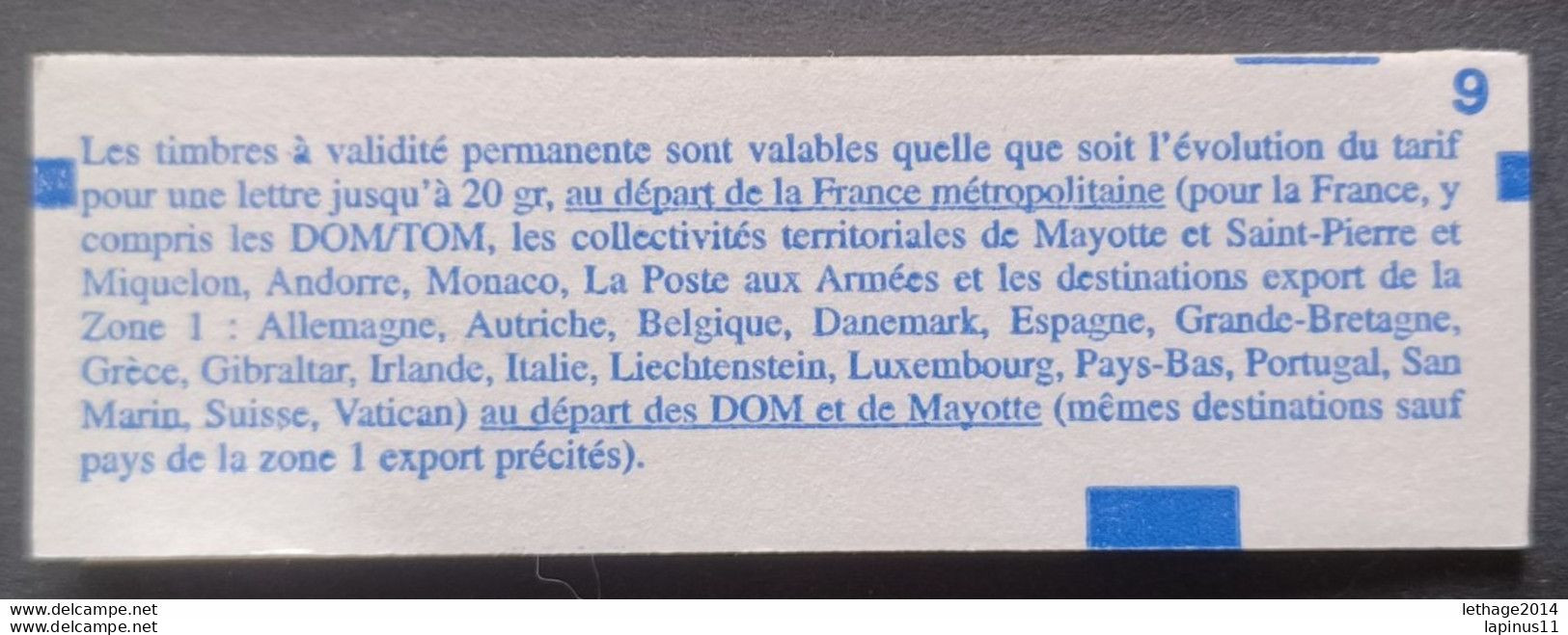 FRANCE LIVRET FRANCE CARNETS 1992 TYPE MARIANNE YVERT 1508 MNH COMPLETE - Personnages