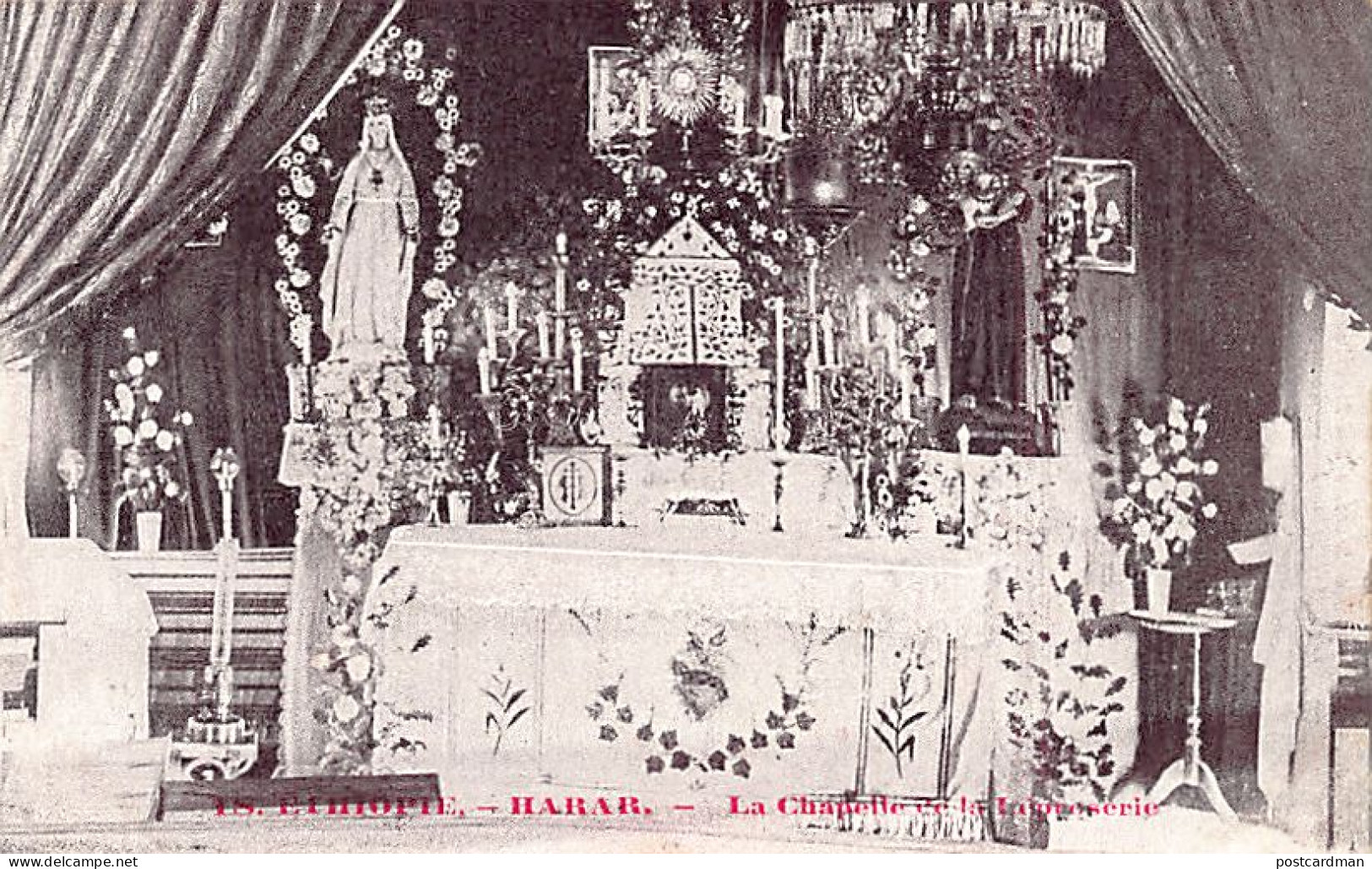 Ethiopia - HARAR - The Chapel Of The Leper Colony - Publ. St. Lazarus Printing H - Etiopia