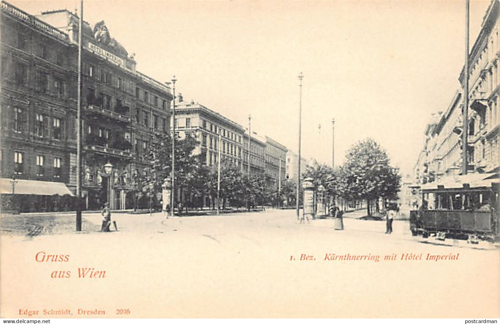 Österreich - Wien - Bez. Kärnthnerring Mit Hotel Imperial - Verlag Edgar Schmidt 2096 - Vienna Center
