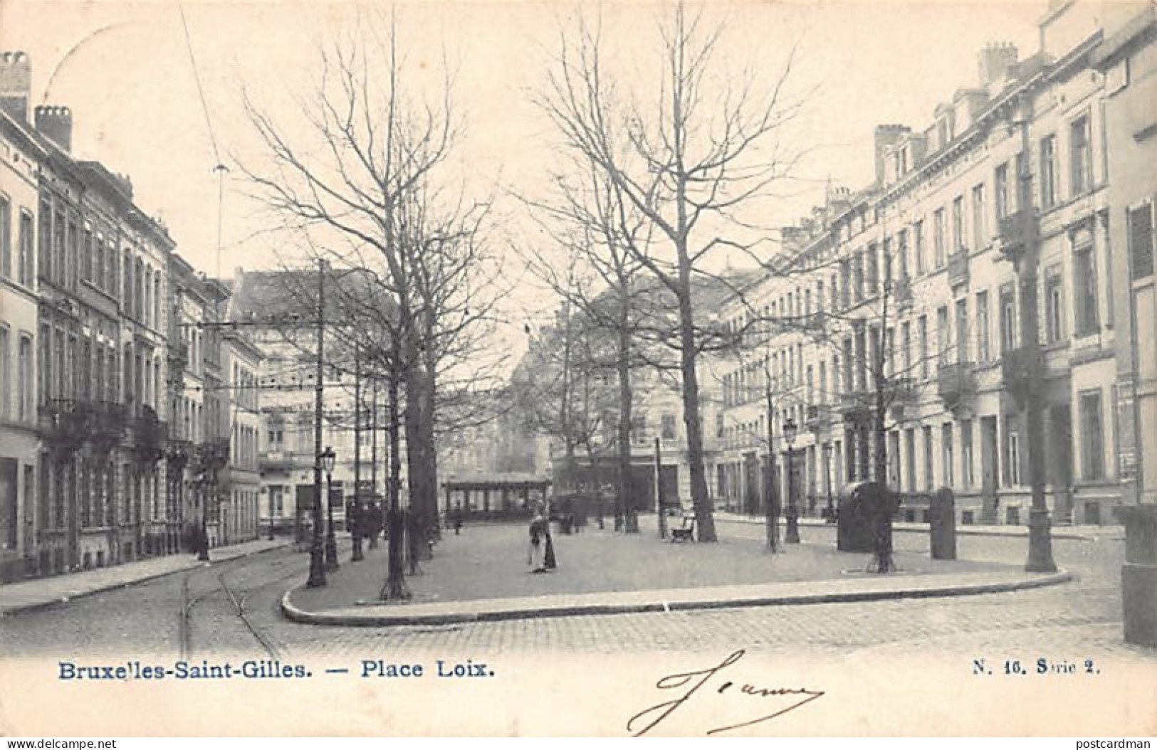 SAINT GILLES (Brux.-Cap.) Place Loix - Ed. Inconnu Série 2 N. 16 - St-Gilles - St-Gillis
