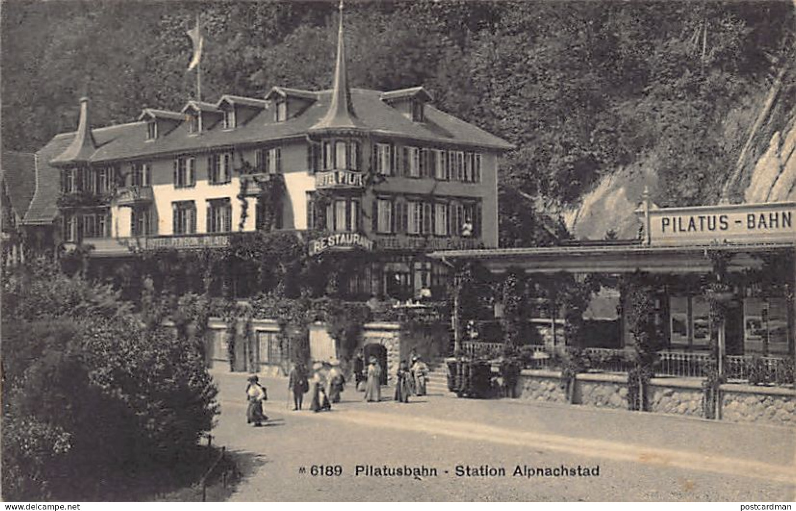 ALPNACHSTAD (OW) Pilatus-Bahn - Karte Beschädigt Siehe Scan - Verlag Photoglob 6189 - Alpnach