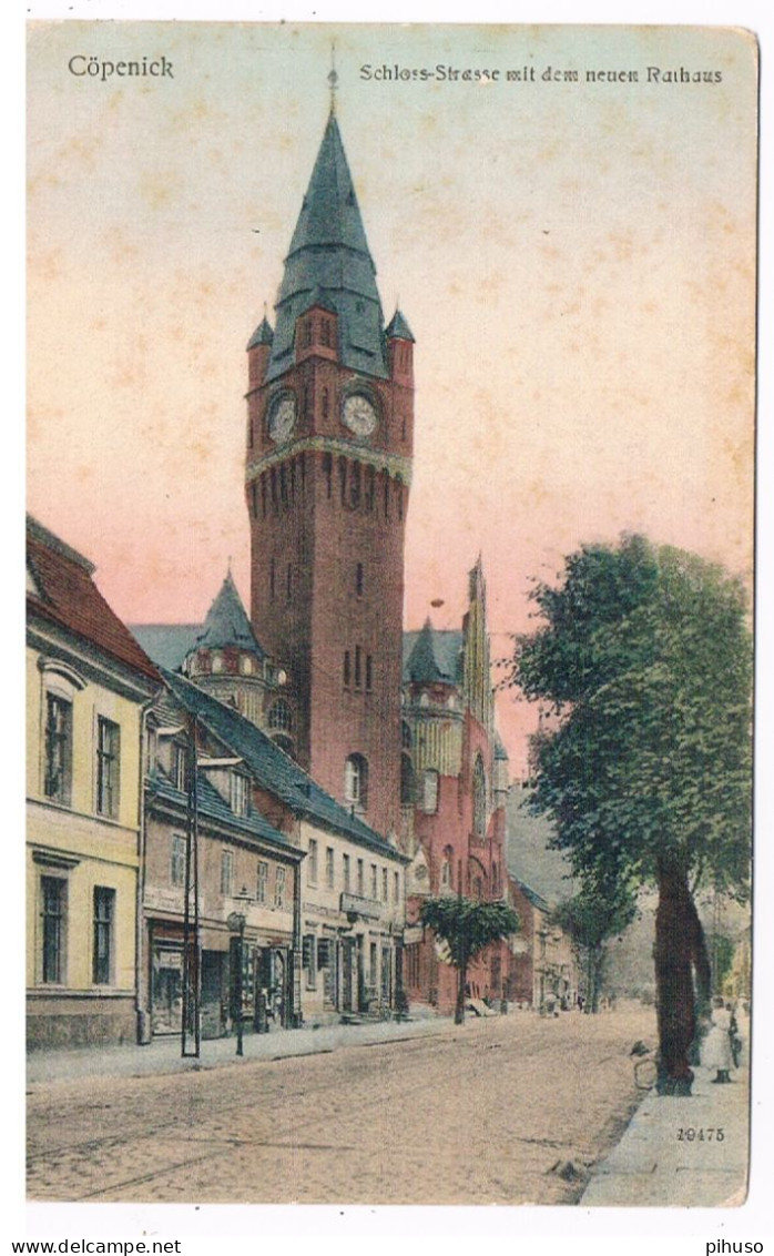 D-16997  BERLIN-KÖPENICK : Schloss-Strasse Mit Dem Neuen Rathaus - Koepenick