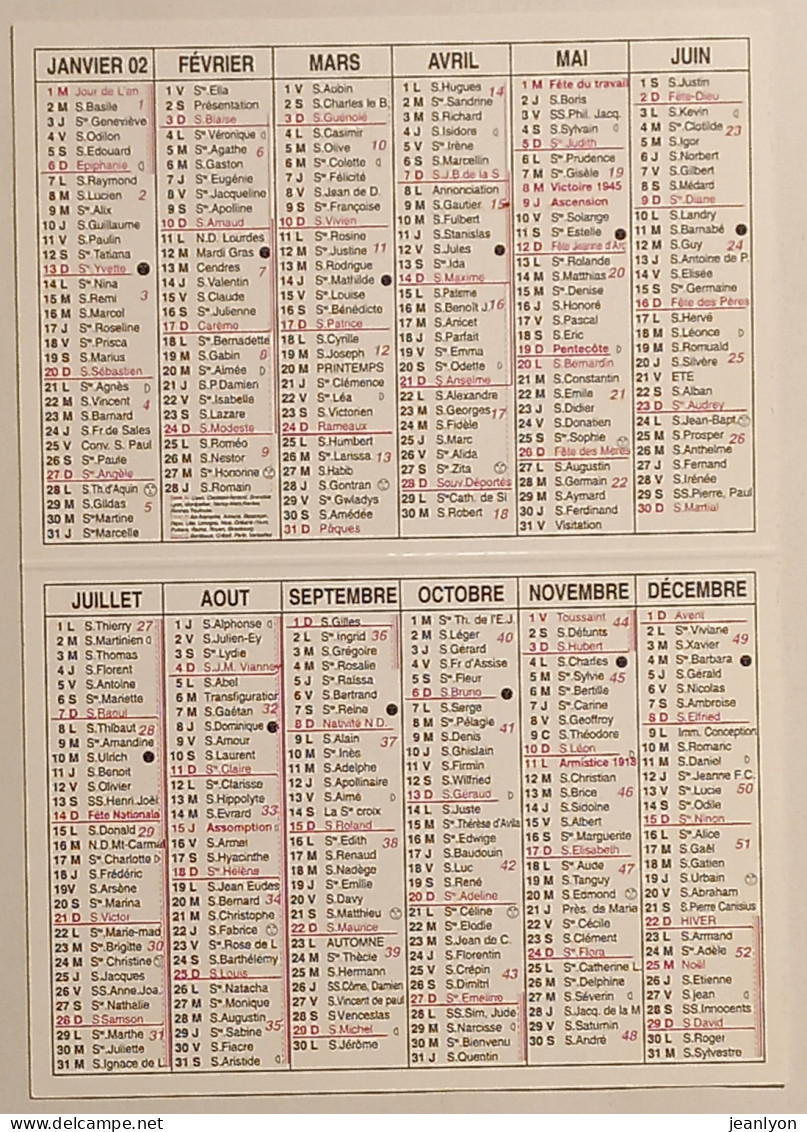 PHARMACIE - Devanture / Herboristerie Homéopathie - Saint Rémy De Provence - Calendrier Poche 2002 - Formato Piccolo : 2001-...