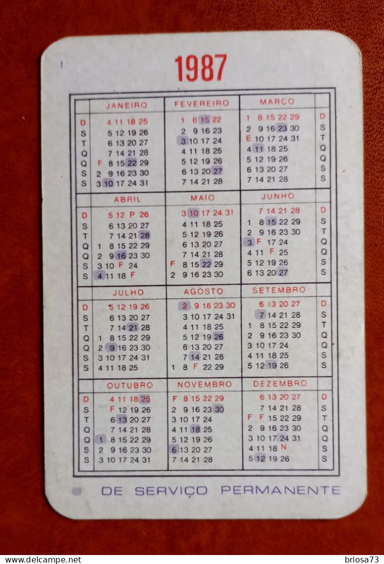 Calendrier De Poche  Pharmacie Marques. Portugal - Kleinformat : 1981-90