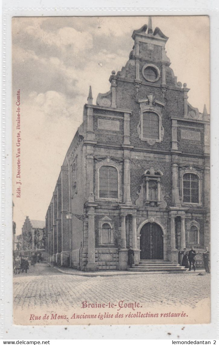 Braine-le-Comte. Rue De Mons, Ancienne église Des Récollectines Restaurée. * - Braine-le-Comte