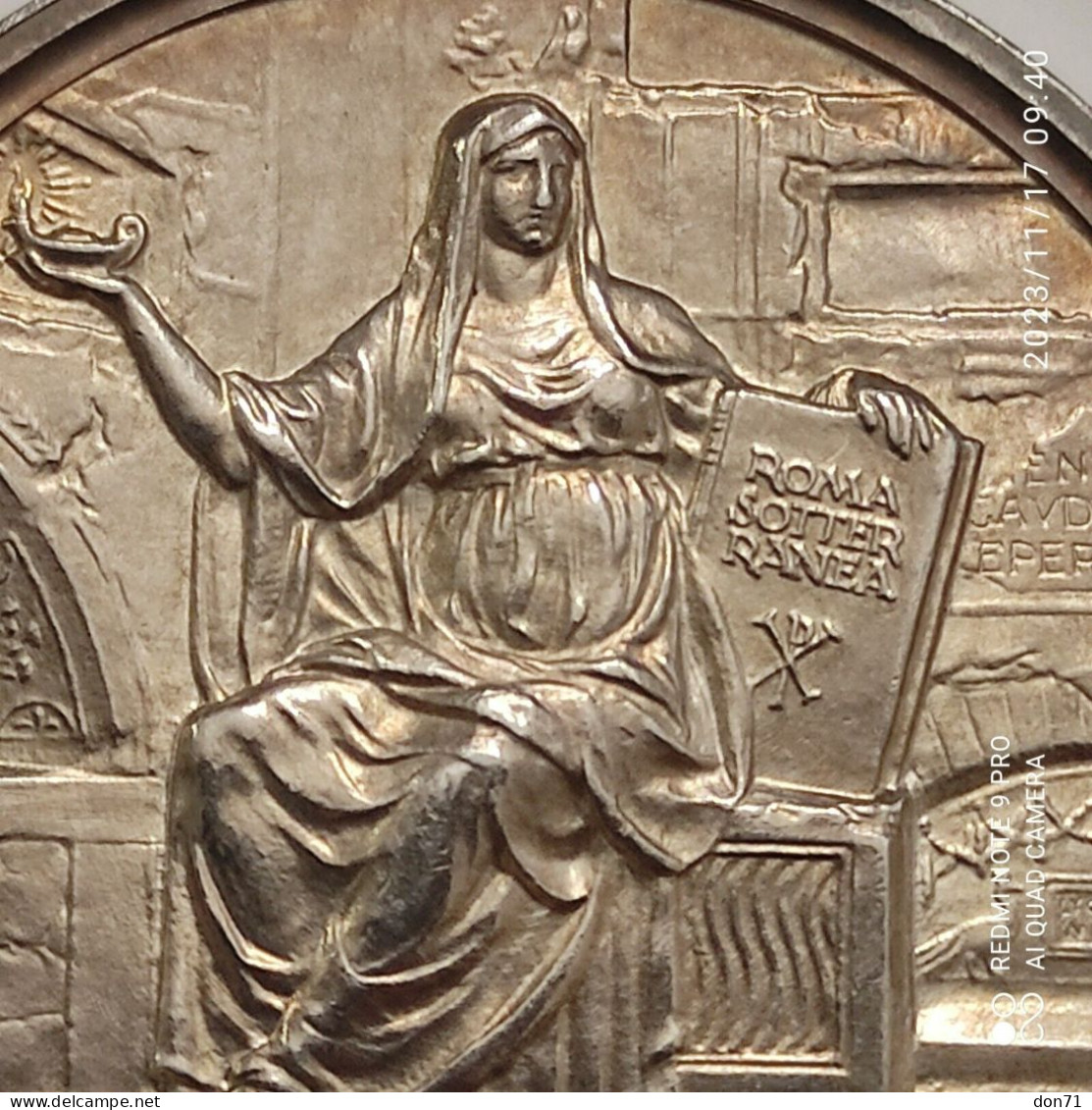 Vaticano - Pio XI Medaglia AG - Monarchia/ Nobiltà