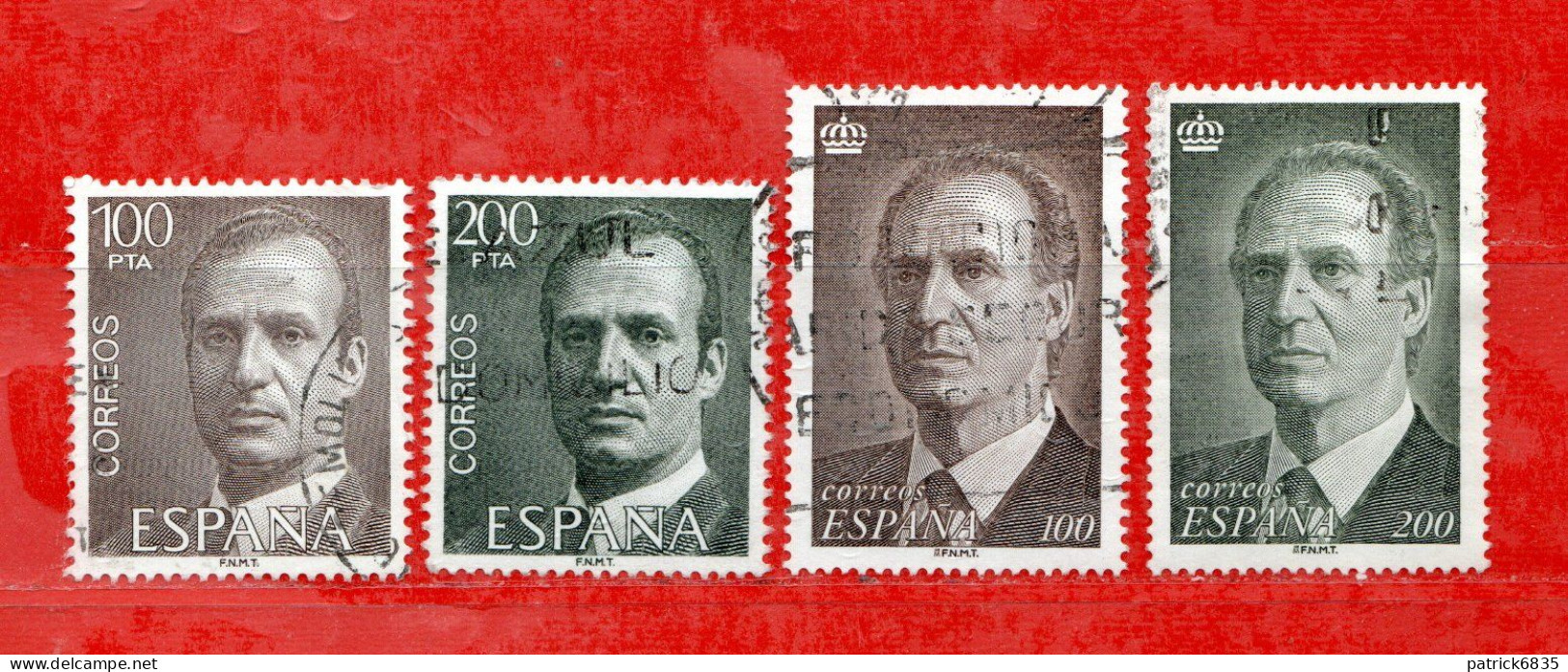 (Us6) )  SPAGNA °- 1981-1996 - . Yvert  2262-2263-3040-3041 - Used Stamps