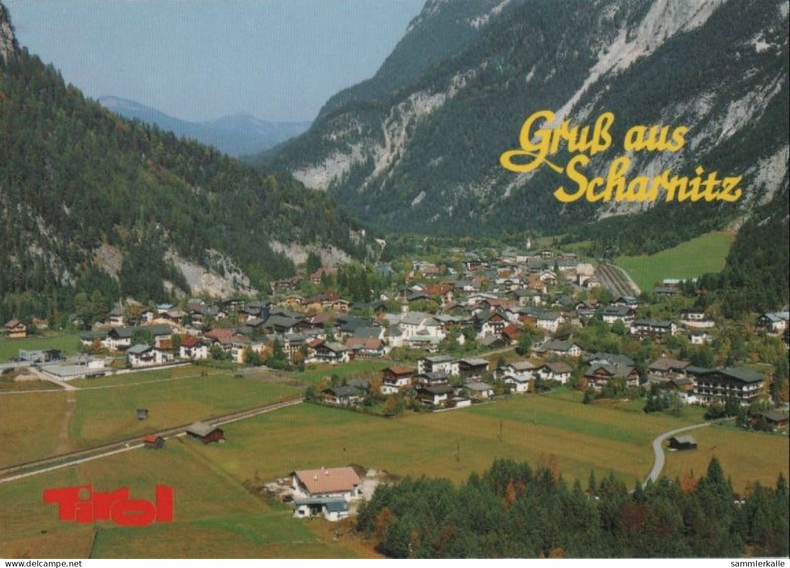 100419 - Österreich - Scharnitz - Gegen Mittenwald - Ca. 1985 - Scharnitz