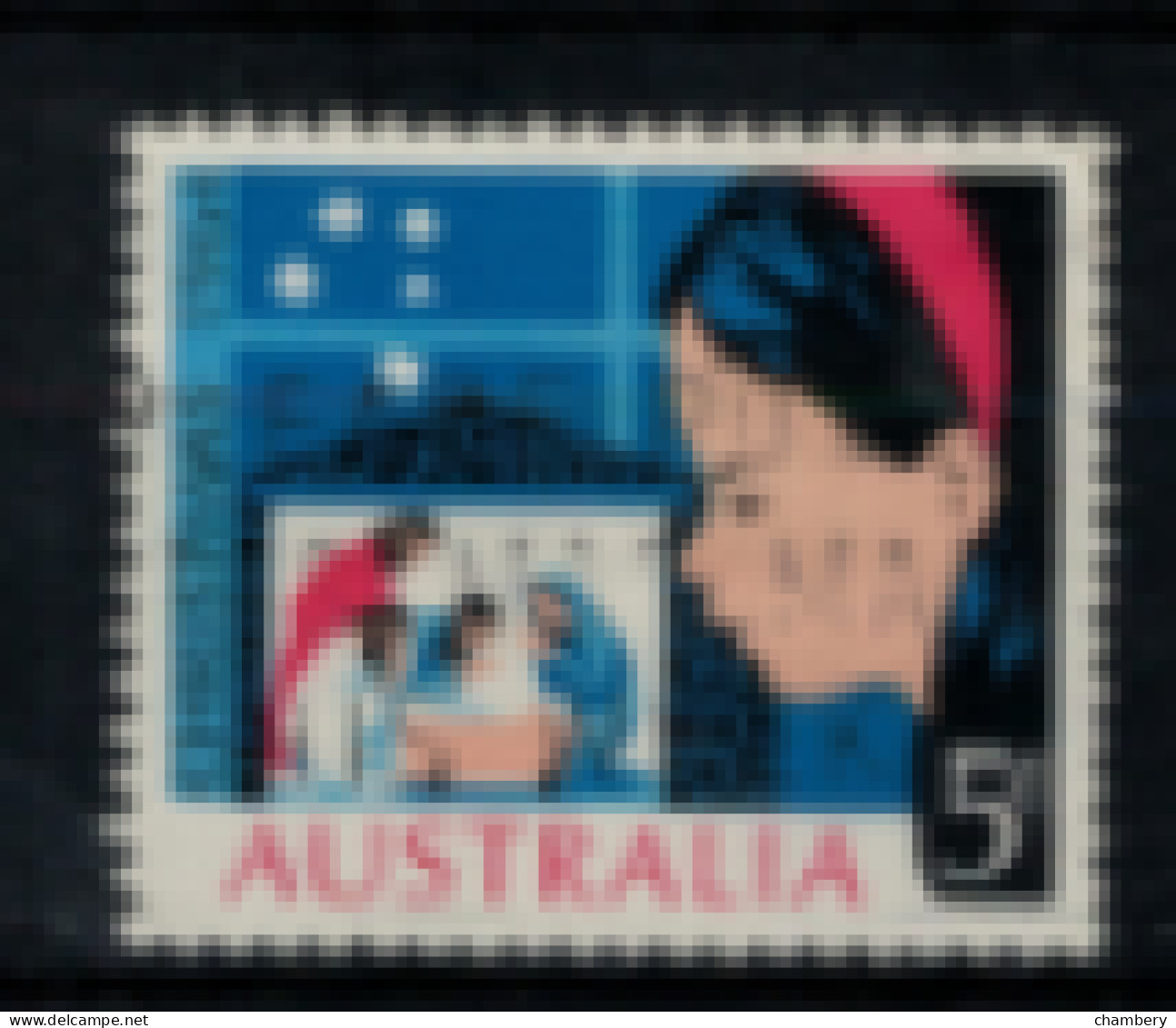 Australie - "Noël : L'enfant Et La Crèche" - T. Oblitéré N° 307 De 1964 - Used Stamps