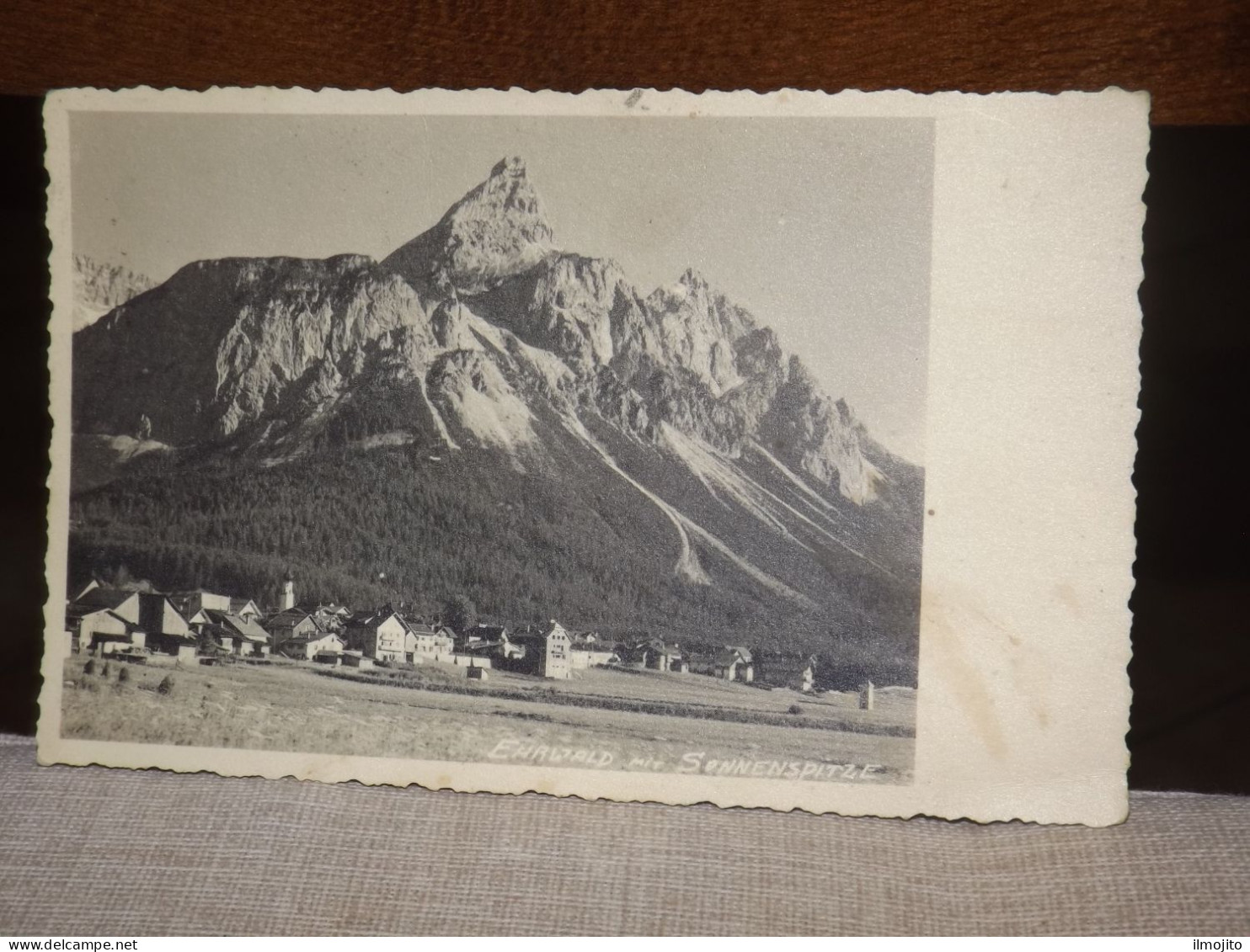 POSTCARD ERWALD EHRWALD MIT SONNENSPITZE AK CPA - Ehrwald