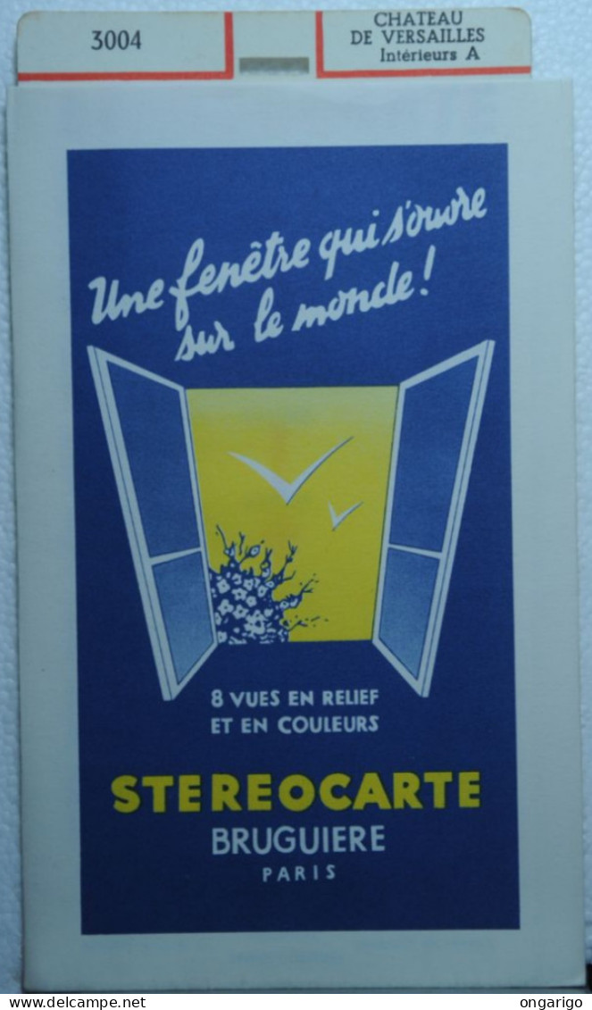 BRUGUIÈRE  :  3004    CHATEAU DE VERSAILLES  :  INTERIEURS  A - Stereoskope - Stereobetrachter