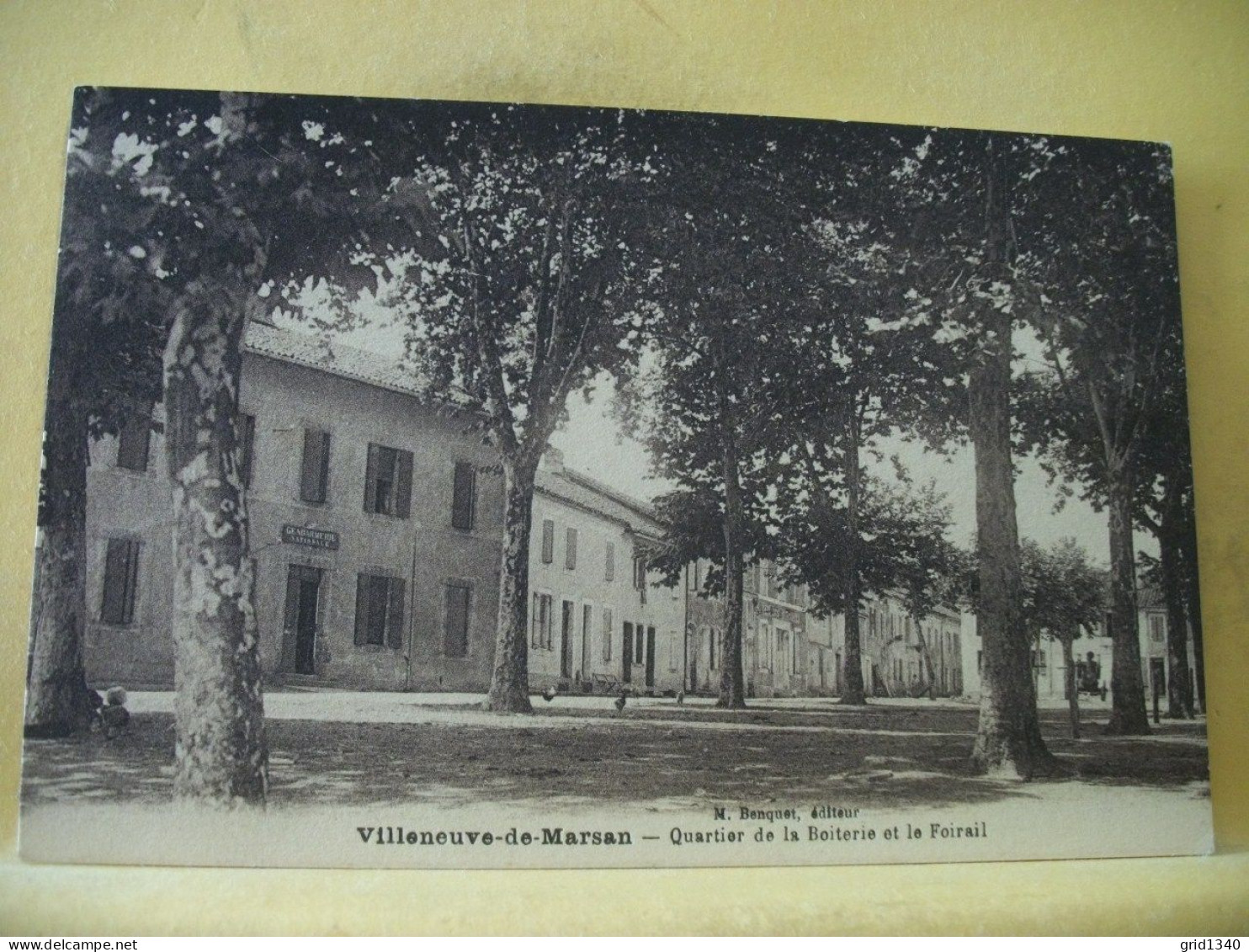 40 3378 - CPA 1954 - 40 VILLENEUVE DE MARSAN - QUARTIER DE LA BOITERIE ET LE FOIRAIL - Villeneuve De Marsan