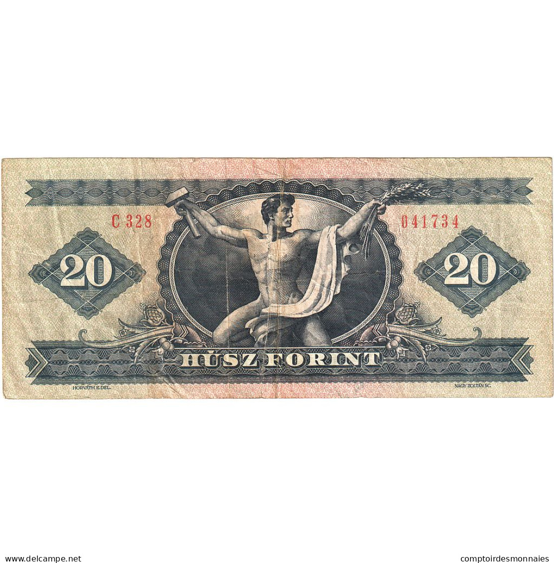 Hongrie, 20 Forint, 1980, 1980-09-30, KM:165a, TTB - Hongarije