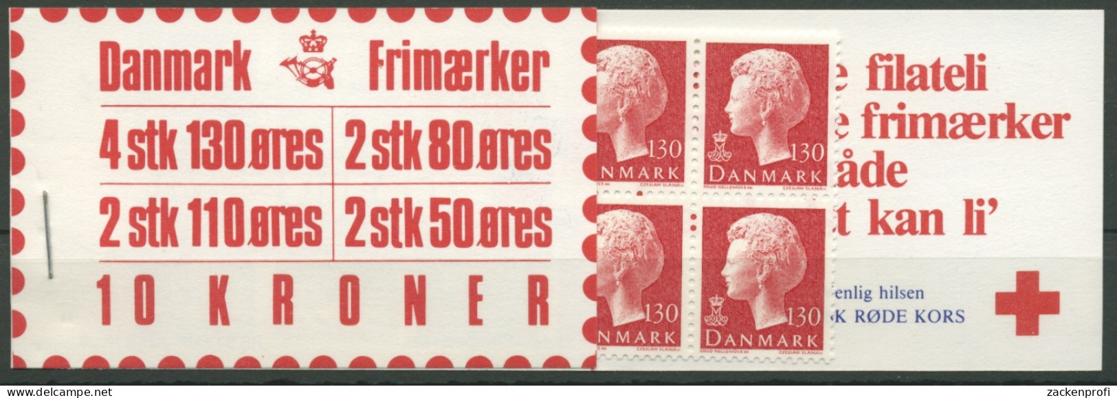 Dänemark 1979 Ziffern/Königin Markenheftchen MH 27 Postfrisch (D14238) - Cuadernillos