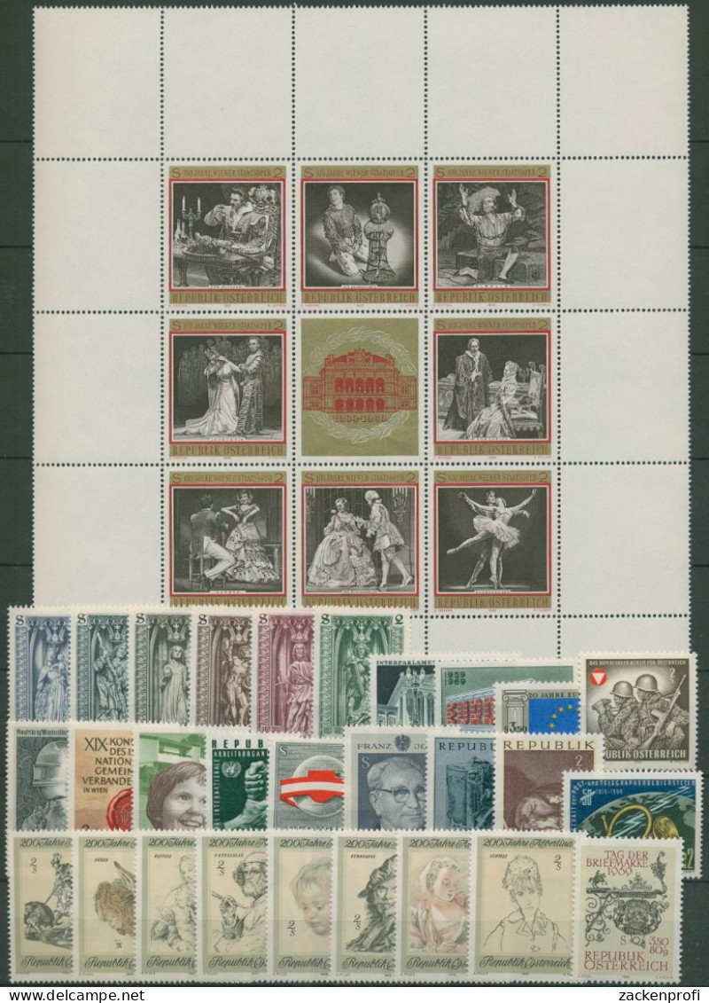 Österreich Jahrgang 1969 Komplett Postfrisch (SG6341) - Années Complètes