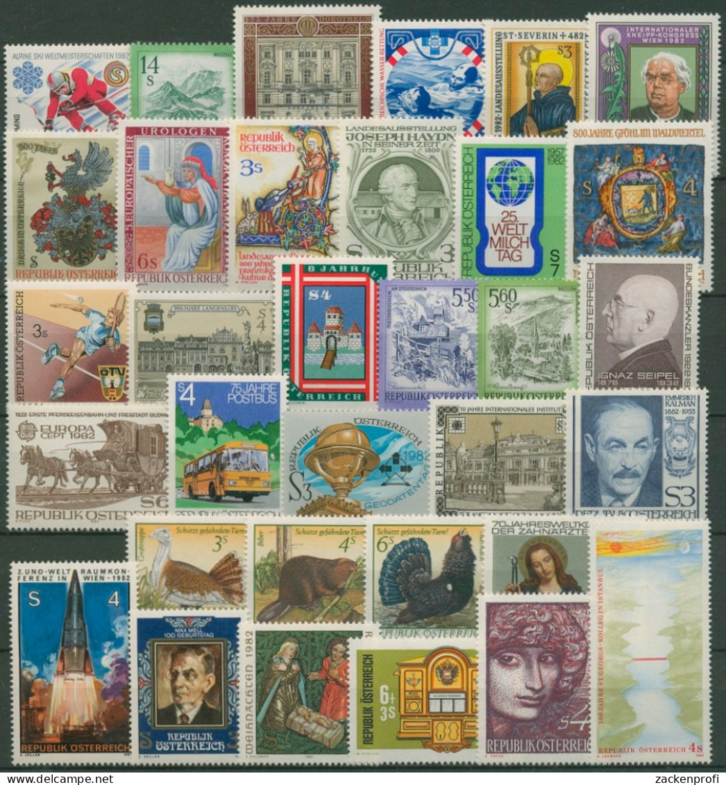 Österreich Jahrgang 1982 Komplett Postfrisch (SG6380) - Ganze Jahrgänge