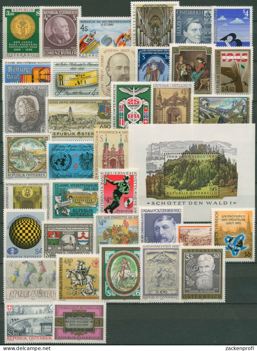 Österreich Jahrgang 1985 Komplett Postfrisch (SG6383) - Volledige Jaargang