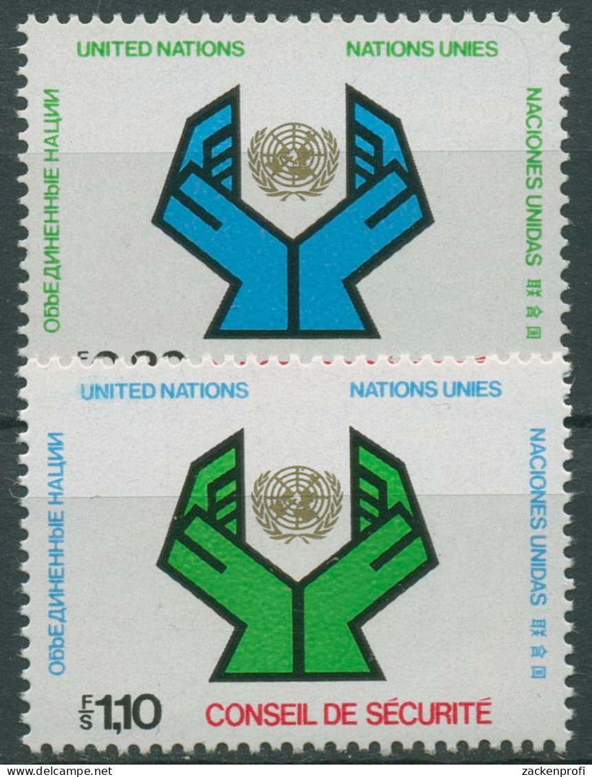 UNO Genf 1977 Sicherheitsrat Der Vereinten Nationen 66/67 Postfrisch - Nuevos