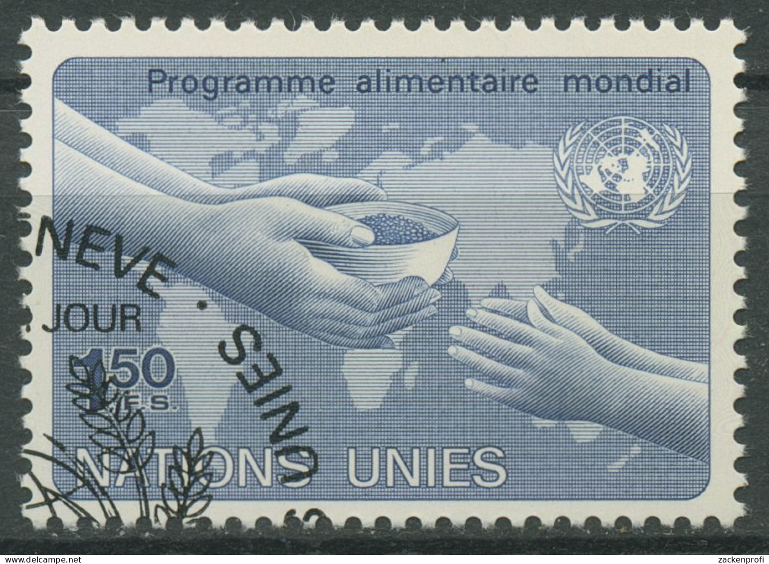 UNO Genf 1983 Welternährungsprogramm 114 Gestempelt - Usados