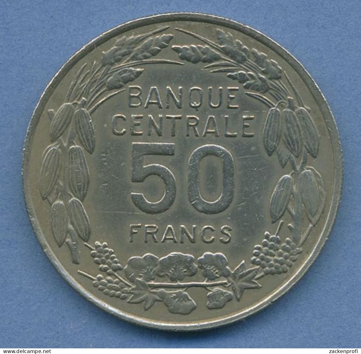 Kamerun 50 Francs 1960 Tiere Antilopen, KM 13 Ss (m4371) - Camerun