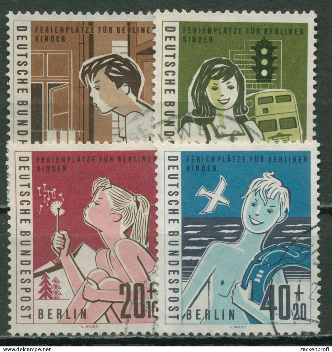 Berlin 1960 Ferienplätze Für Kinder 193/96 Gestempelt - Used Stamps
