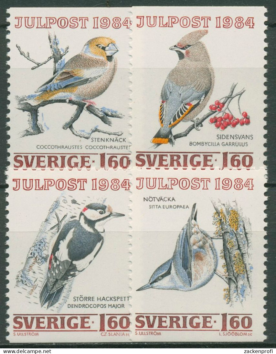 Schweden 1984 Weihnachten Vögel 1307/10 Postfrisch - Neufs
