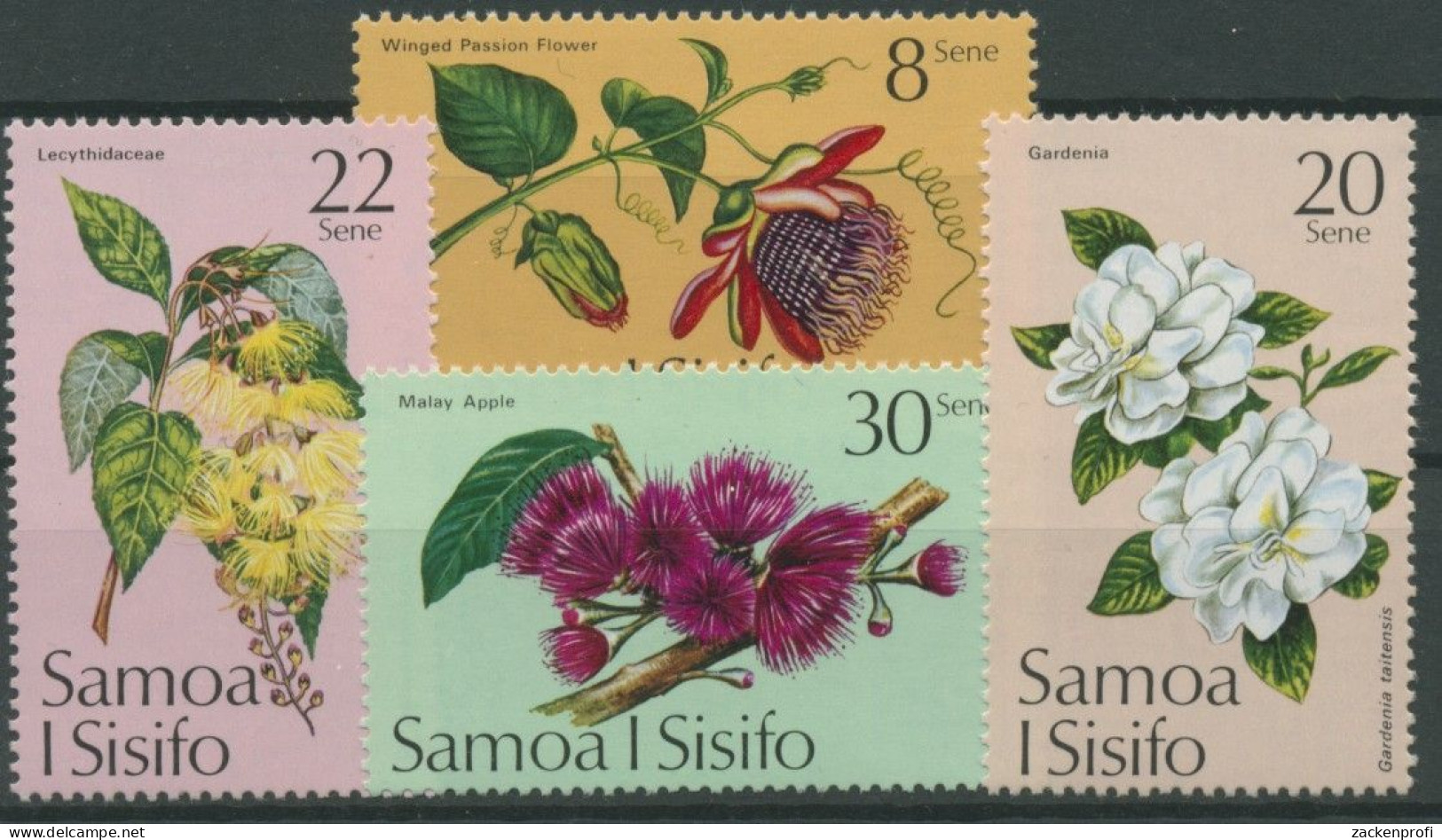 Samoa 1975 Tropische Blüten 310/13 Postfrisch - Samoa (Staat)