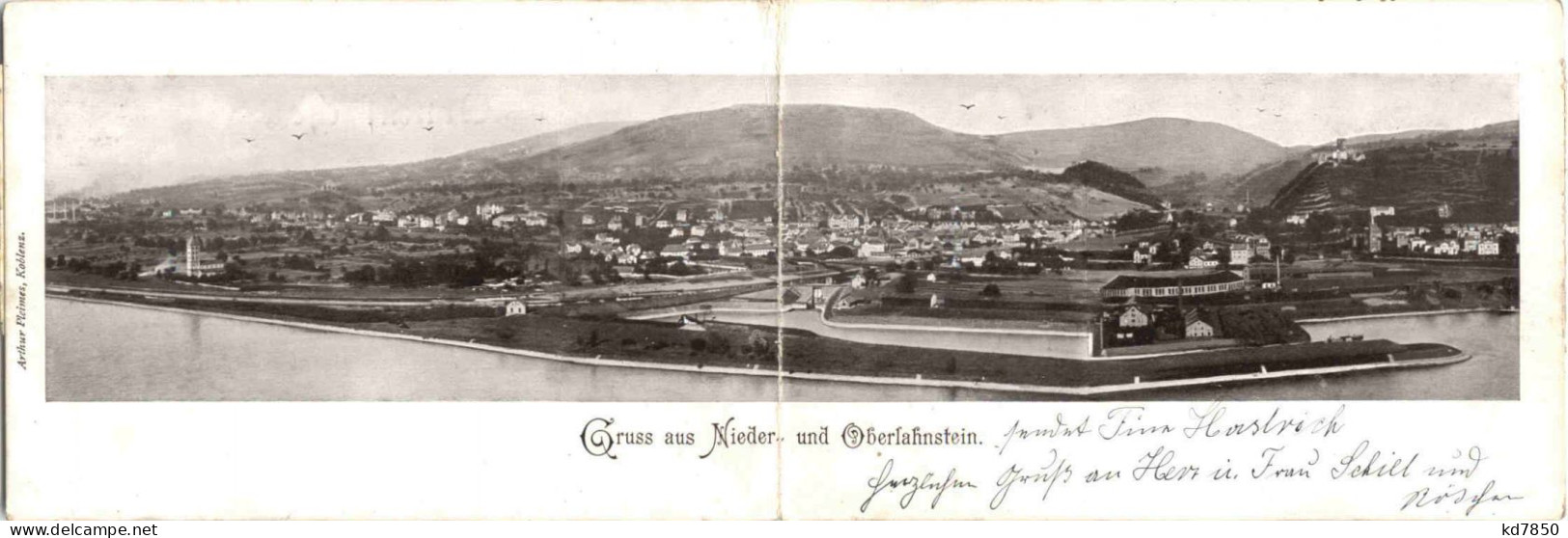 Gruss Aus Nieder Und Oberlahnstein - Klappkarte - Lahnstein