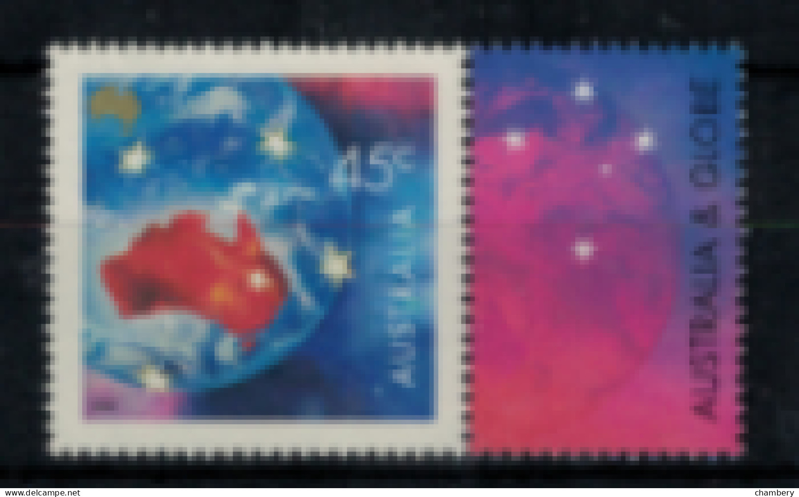 Australie - "Carte De L'île Sur Globe : Croix Du Sud" - Neuf 2** N° 1820 De 2000 - Ongebruikt