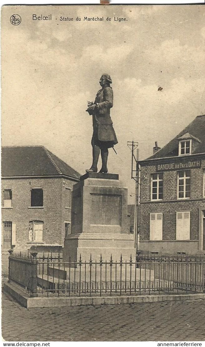 BELOEIL STATUE DU MARECHAL DE LIGNE - Belöil