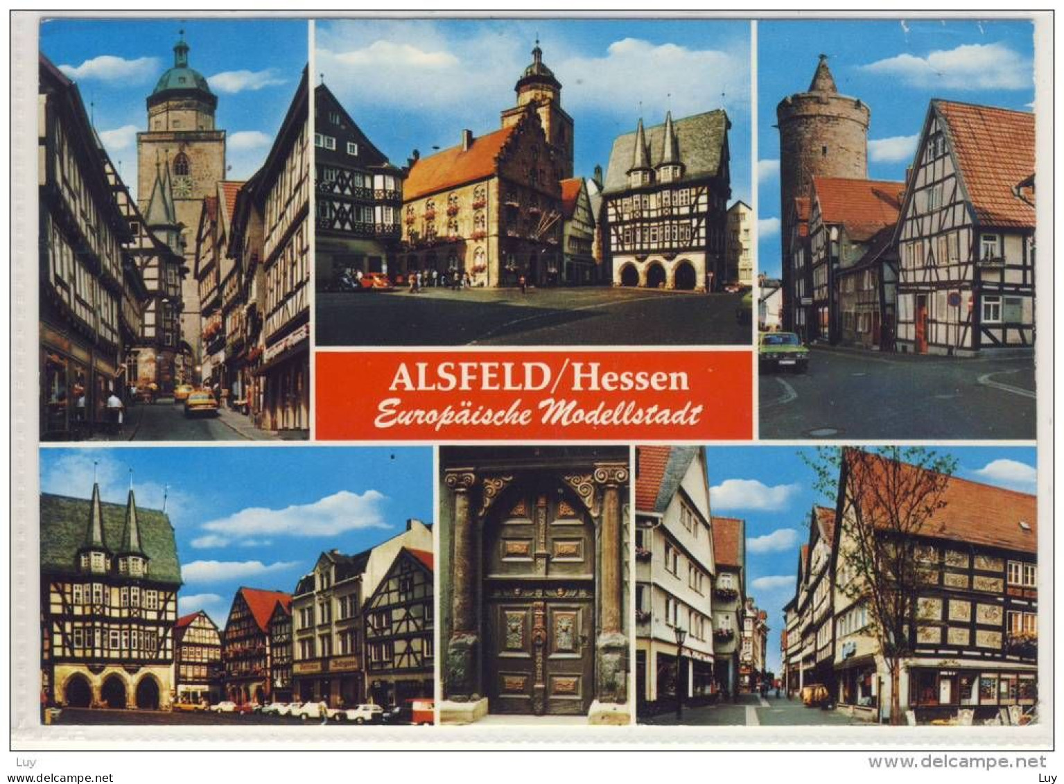 ALSFELD -  Europ. Modellstadt,  Mehrbildkarte - Alsfeld