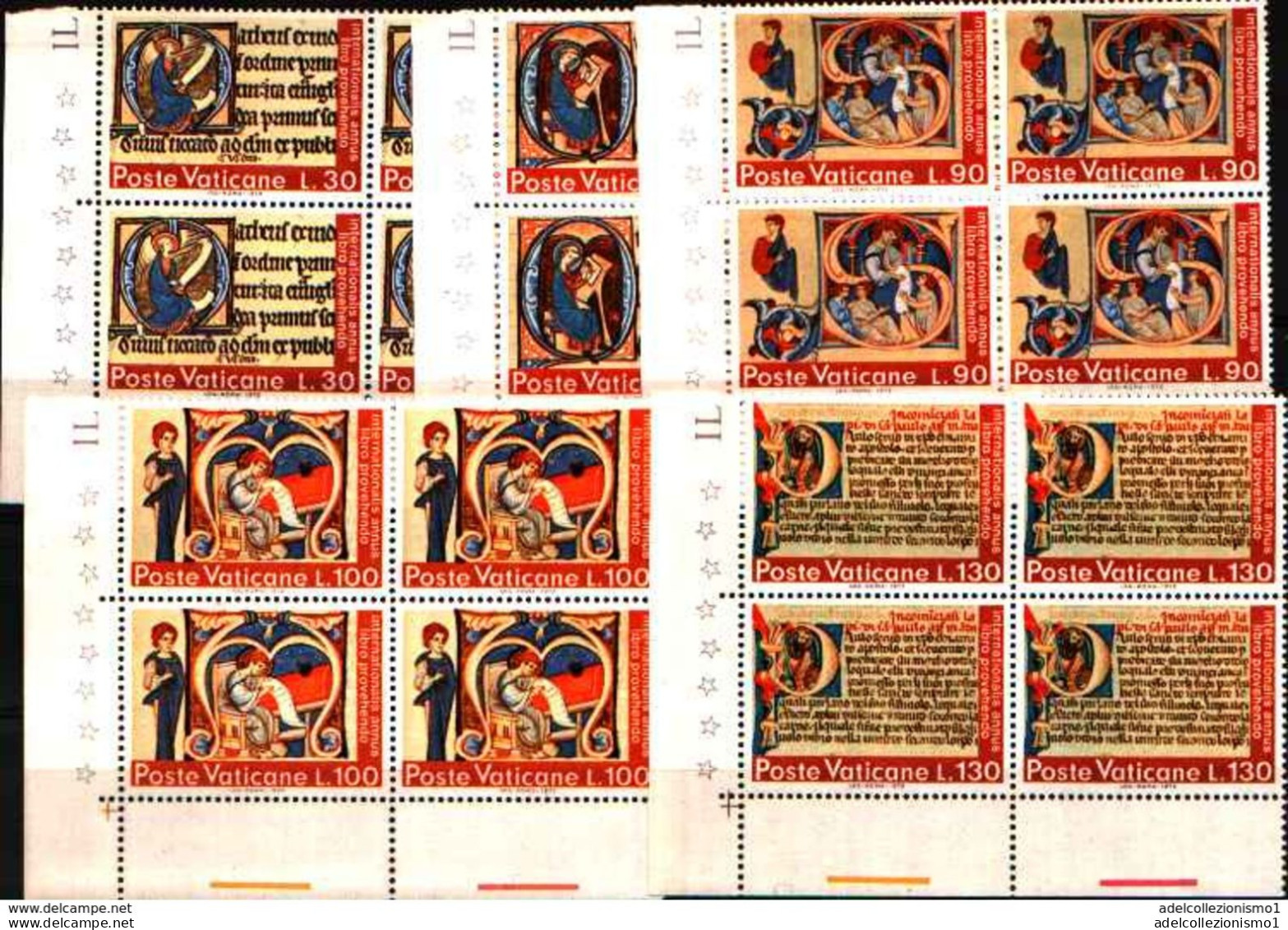 74082) VATICANO LOTTO QUARTINE MNH** VEDI FOTO INDICATIVA - Nuevos