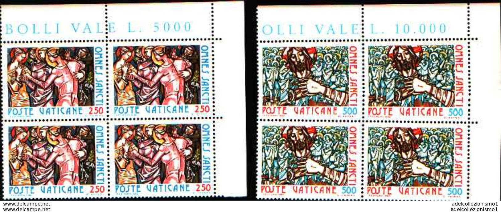 74082) VATICANO LOTTO QUARTINE MNH** VEDI FOTO INDICATIVA - Unused Stamps