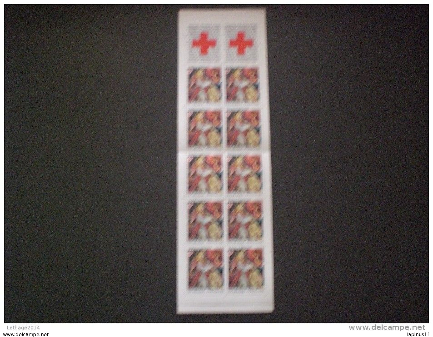 STAMPS FRANCE CARNETS 1985 RED CROSS - Personajes