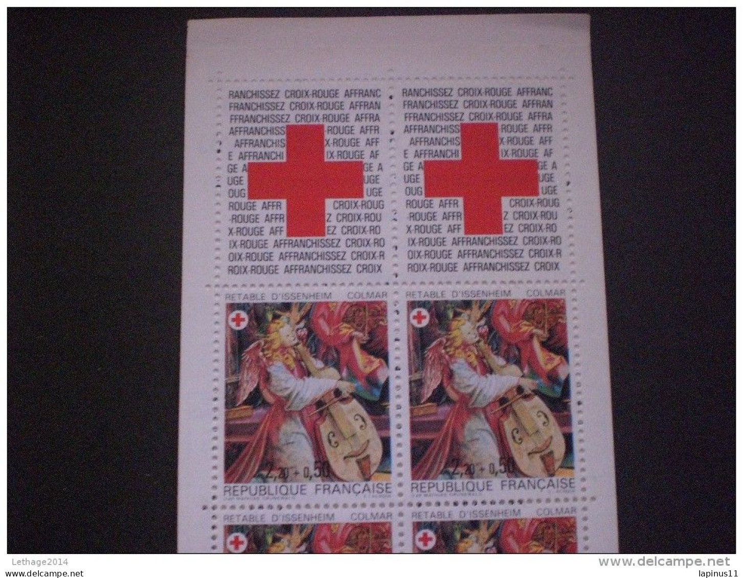 STAMPS FRANCE CARNETS 1985 RED CROSS - People