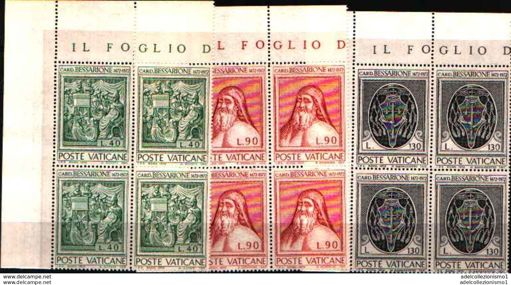 74090) VATICANO LOTTO QUARTINE MNH** VEDI FOTO INDICATIVA - Nuovi