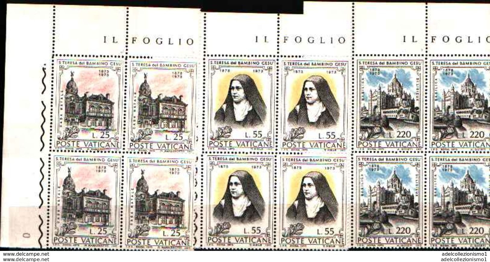 74090) VATICANO LOTTO QUARTINE MNH** VEDI FOTO INDICATIVA - Nuovi