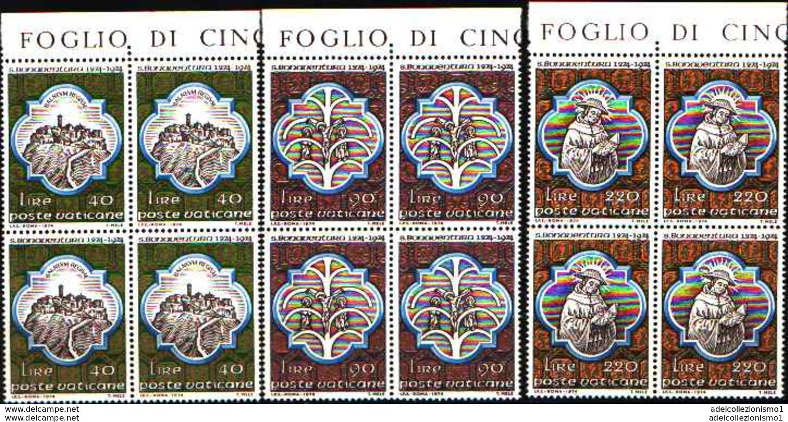 74090) VATICANO LOTTO QUARTINE MNH** VEDI FOTO INDICATIVA - Ongebruikt