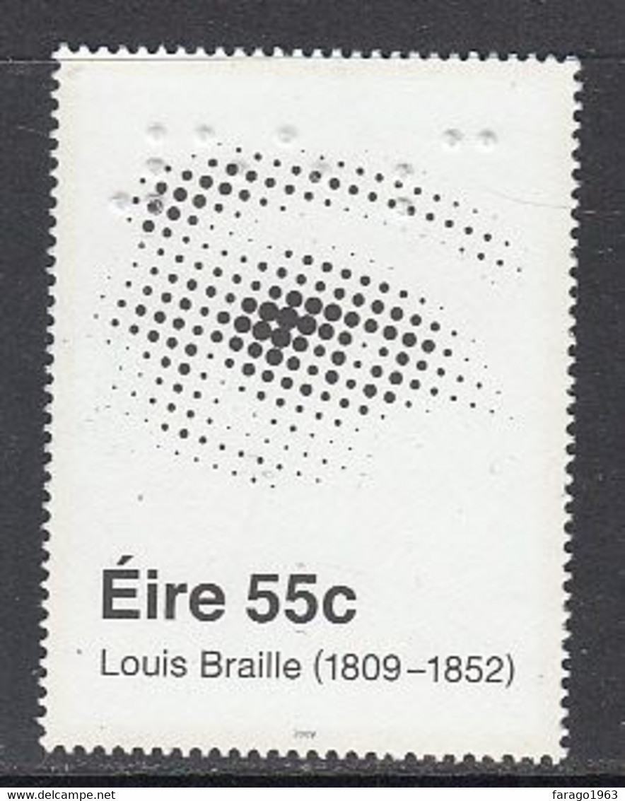 2009 Ireland Louis Braille Blind Health Complete Set Of 1 MNH - Neufs