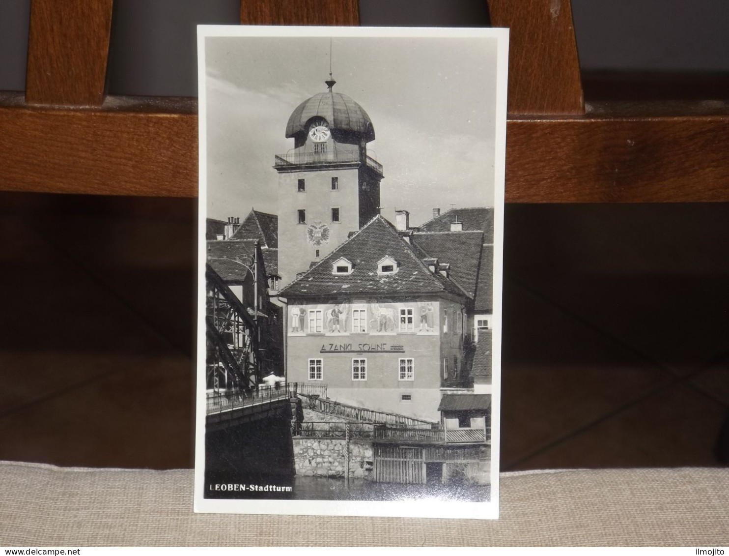 POSTCARD LEOBEN STADTTURM AK CPA - Leoben