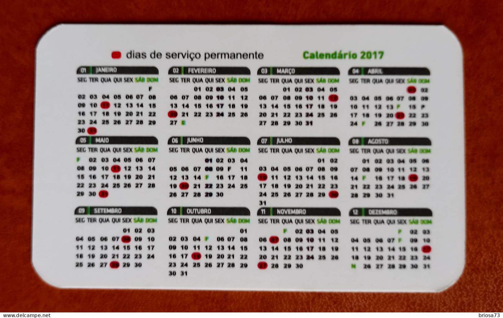 Calendrier De Poche  Pharmacie Boa Nova. Portugal - Tamaño Grande : 2001-...