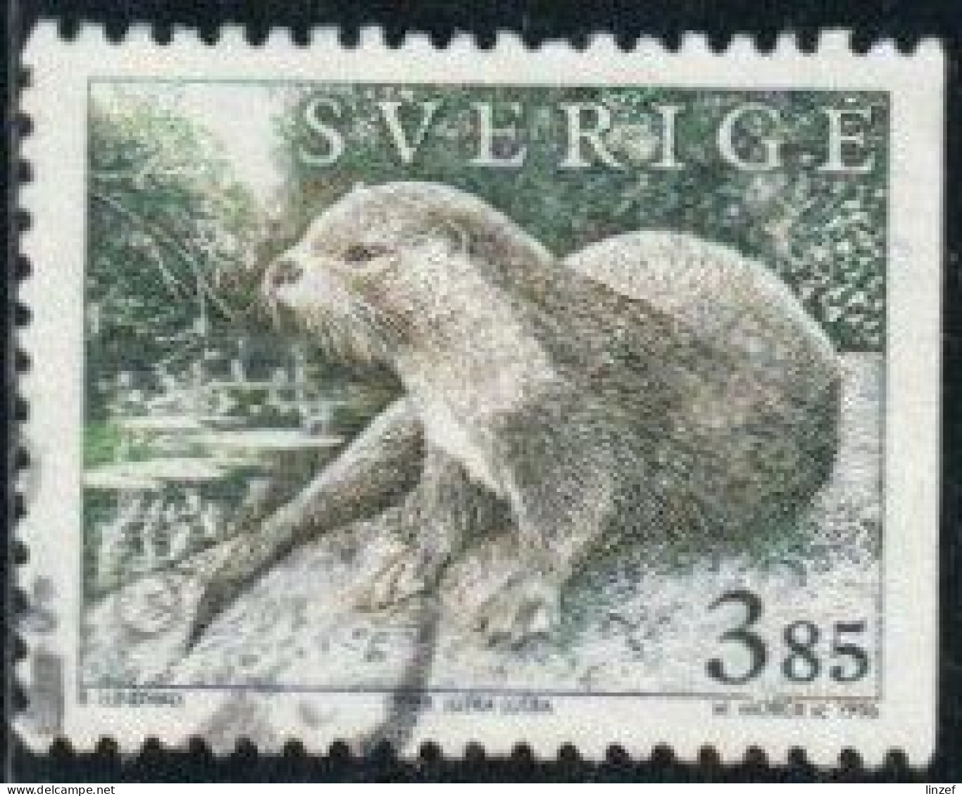 Suède 1996 Yv. N°1909 - Loutre - Oblitéré - Used Stamps