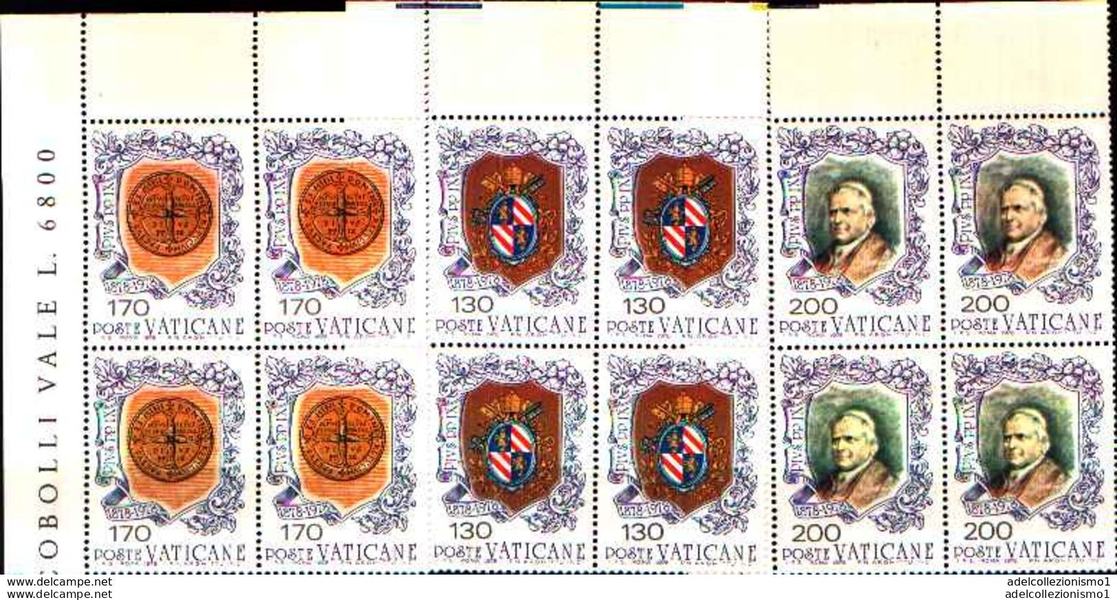 74100) VATICANO LOTTO QUARTINE MNH** VEDI FOTO INDICATIVA - Nuevos