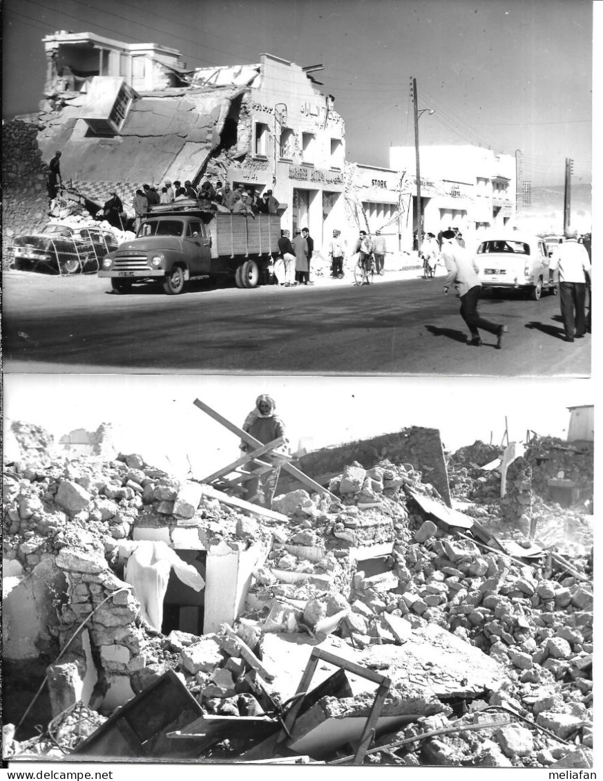 GF1557 - PHOTOS DE PRESSE - TREMBLEMENT DE TERRE AGADIR 29 FEVRIER 1960 - Agadir