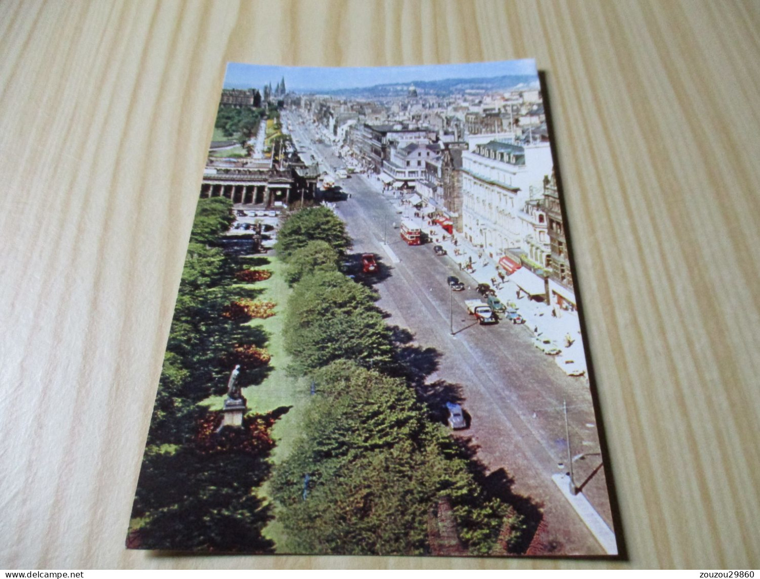 Edinburgh (Royaume-Uni).Princess Street - Carte Animée. - Midlothian/ Edinburgh