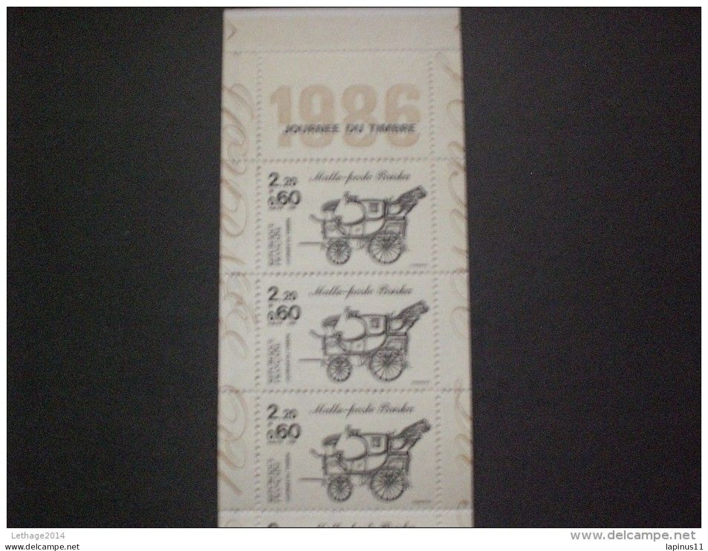 STAMPS FRANCE CARNETS 1986 Stamp Day - Bekende Personen