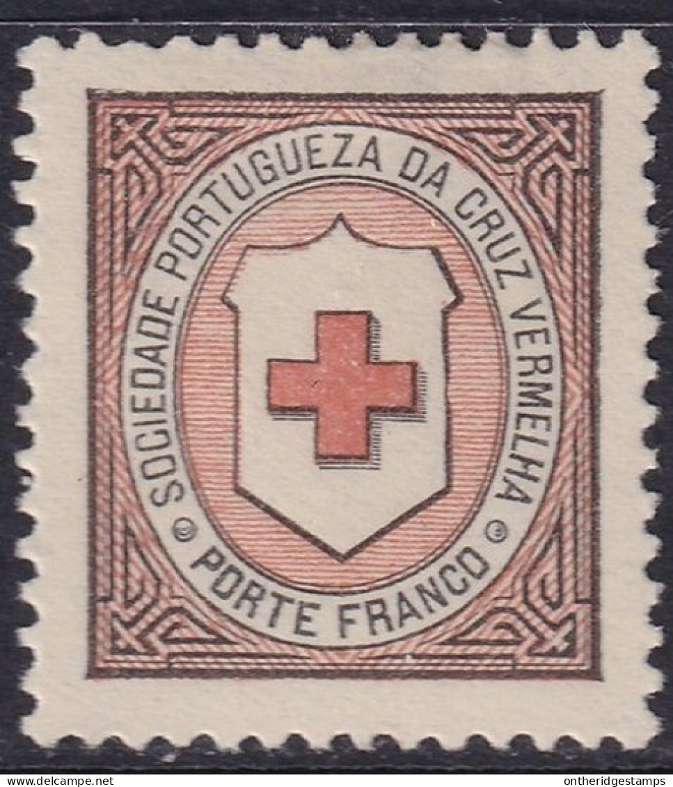 Portugal 1908 Sc 1S1a Mundifil 1c Red Cross Franchise MH* - Nuevos