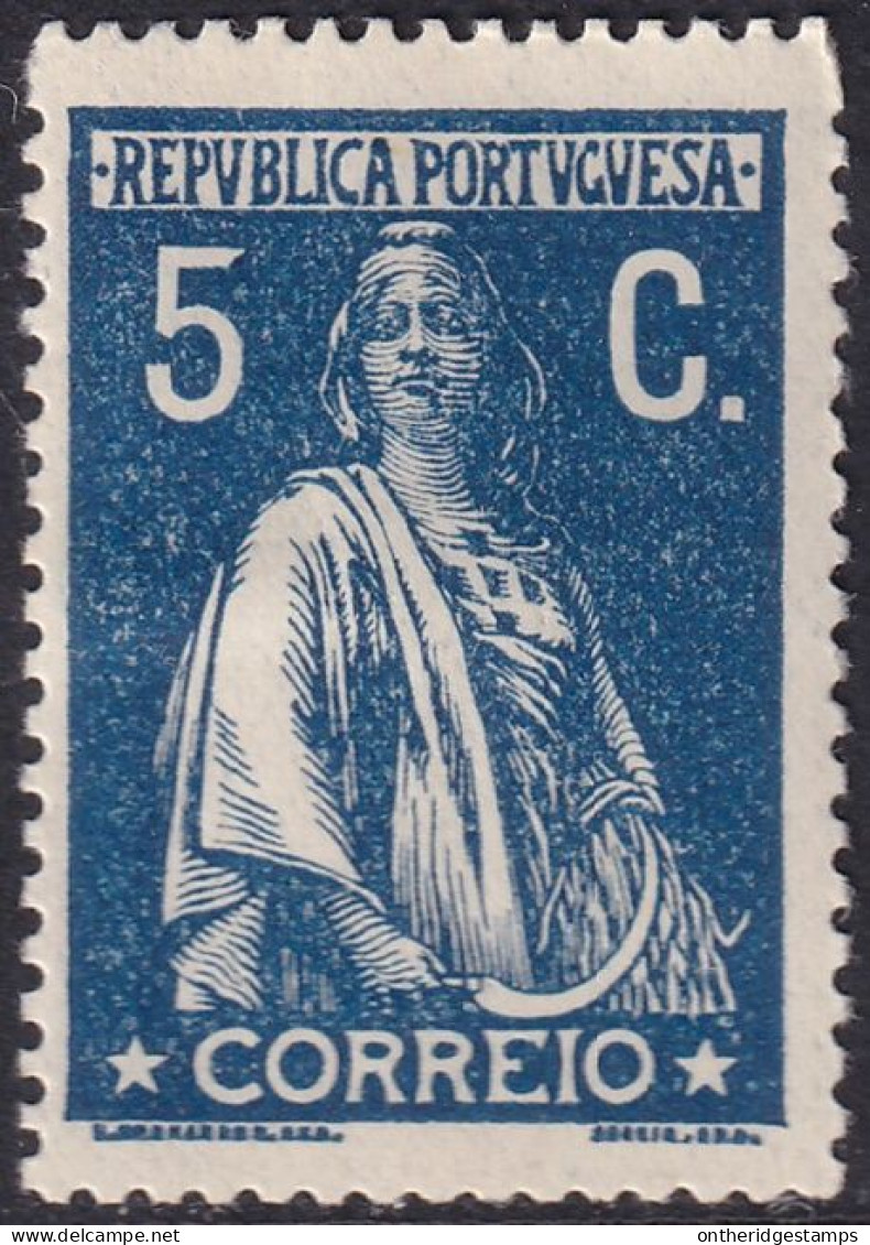 Portugal 1912 Sc 240A Mundifil 212 MH* Partial Gum - Unused Stamps