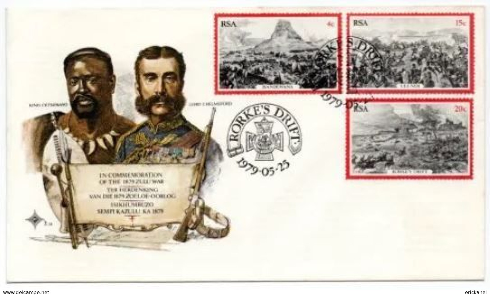 1979 SOUTH AFRICA The Zulu War FDC 3.14 - FDC