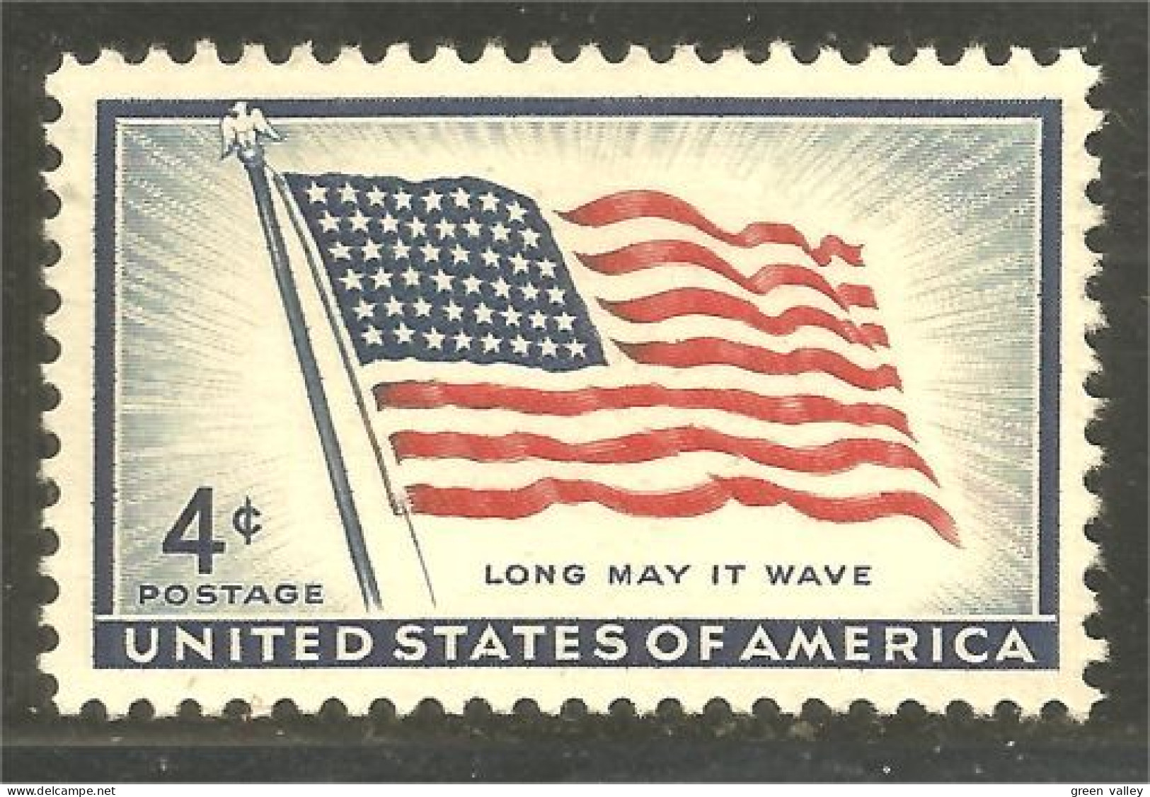 914 USA Drapeau Flag MNH ** Neuf SC (USA-1094c) - Postzegels